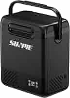 SUNPIE ポータブル冷蔵冷凍庫　車載冷蔵庫 15L Amazon.co.jp: 「SUNPIE」車載冷蔵庫 15L 小型 着脱式バッテリー